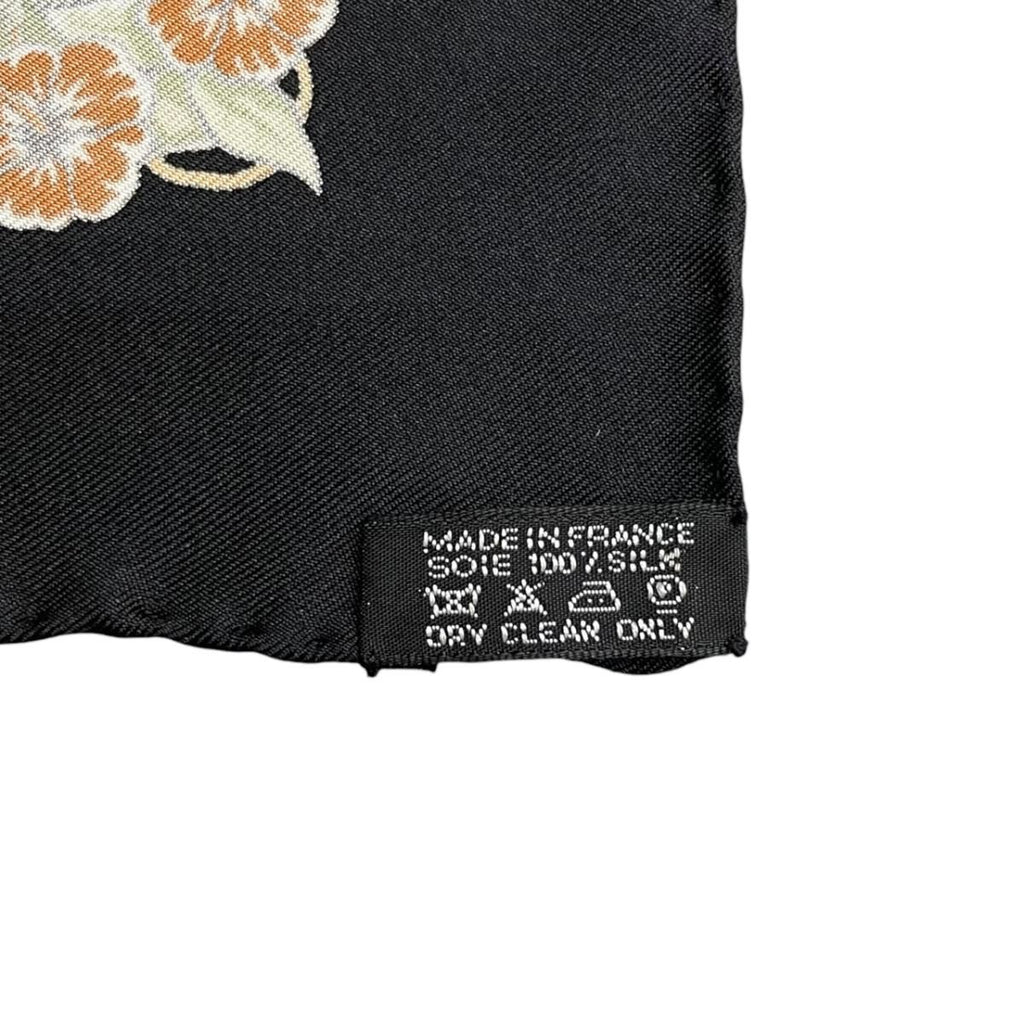 Hermes Silk Carre 45 Jungle Love Black Green White Scarf — view 7