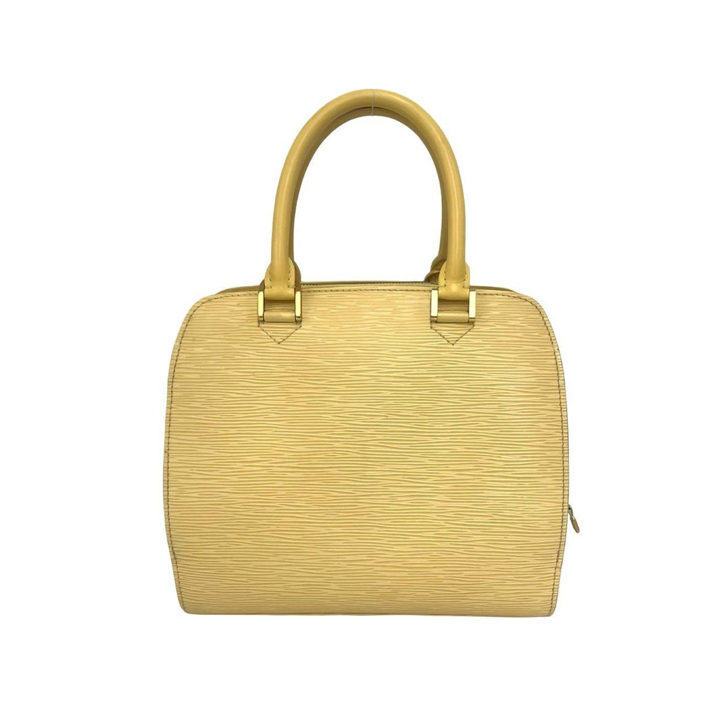 Louis Vuitton Vintage Pont Neuf Epi Leather Handbag Cream Yellow Vanilla — view 3