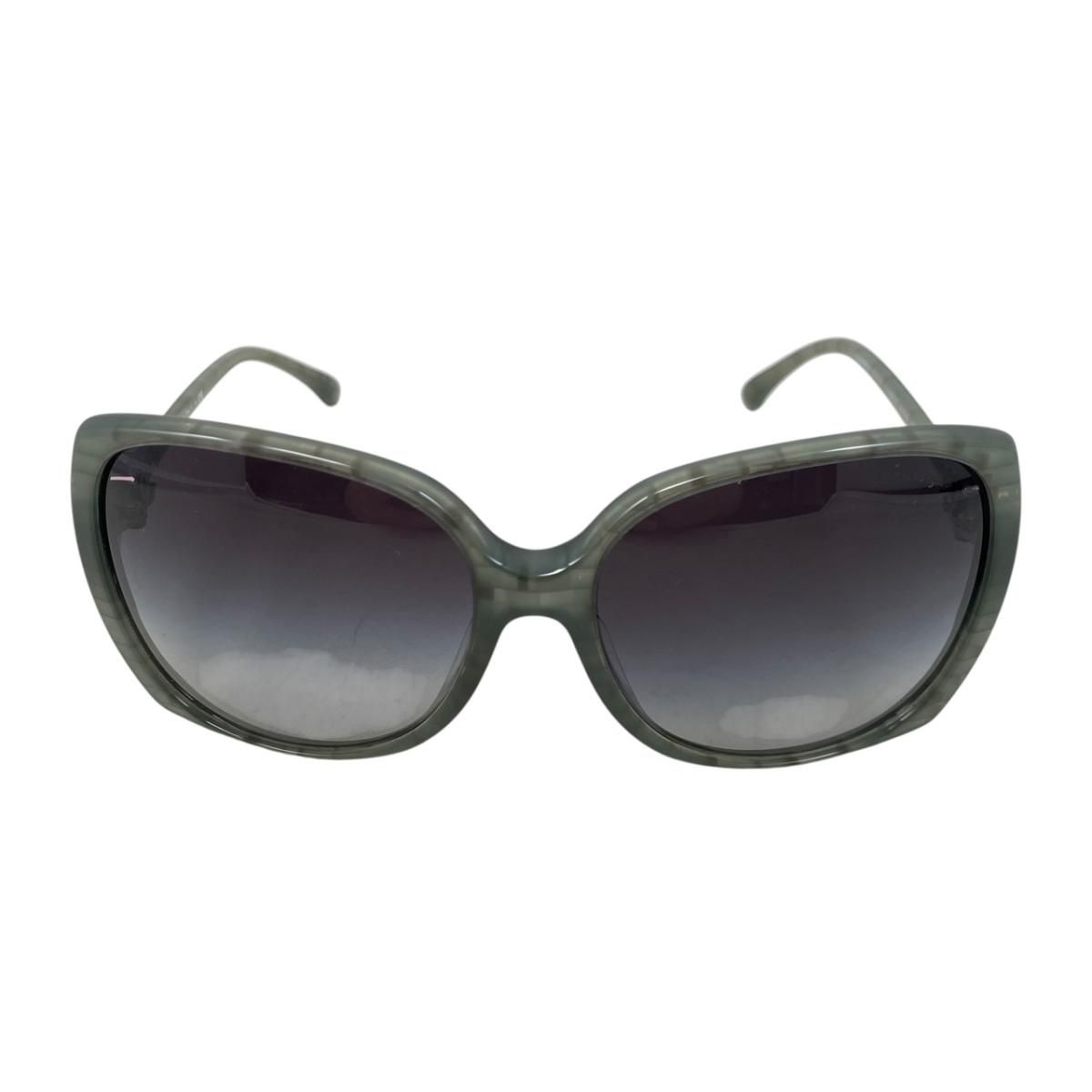 Chanel Sunglasses CC Logo Acetate Green Silver Eyewear — view 3