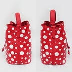 Louis Vuitton Monogram Empreinte Neo Noe BB LV YK Red Yayoi Kusama Hand — view 2