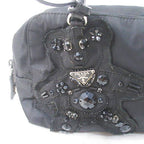 Prada Evening Bear Bijou Handbag Black — view 3