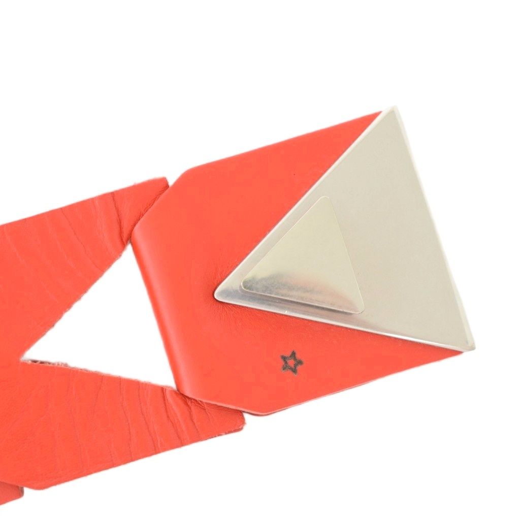 Bottega Veneta Star Mark Belt Triangle Leather — view 2