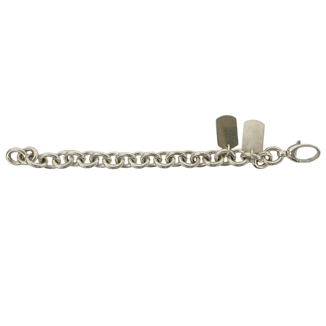 Gucci Double Dog Tag Chain Bracelet 925 Sterling Silver — view 6
