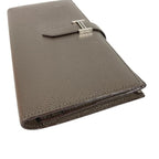 Hermes Wallet Bearn Soufflet Soufflet Epsom Etain Gray — view 4