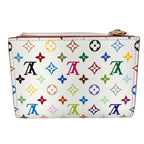 Louis Vuitton Bifold Wallet Portefeuille Lisa Monogram Multicolor Canvas Blanc — view 2