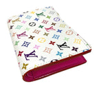 Louis Vuitton Bifold Wallet Portefeuille Lisa Monogram Multicolor Canvas Blanc — view 5