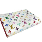 Louis Vuitton Bifold Wallet Portefeuille Lisa Monogram Multicolor Canvas Blanc — view 4