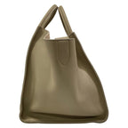 Celine Handbag Luggage Small Square Phantom Gray Leather — view 4