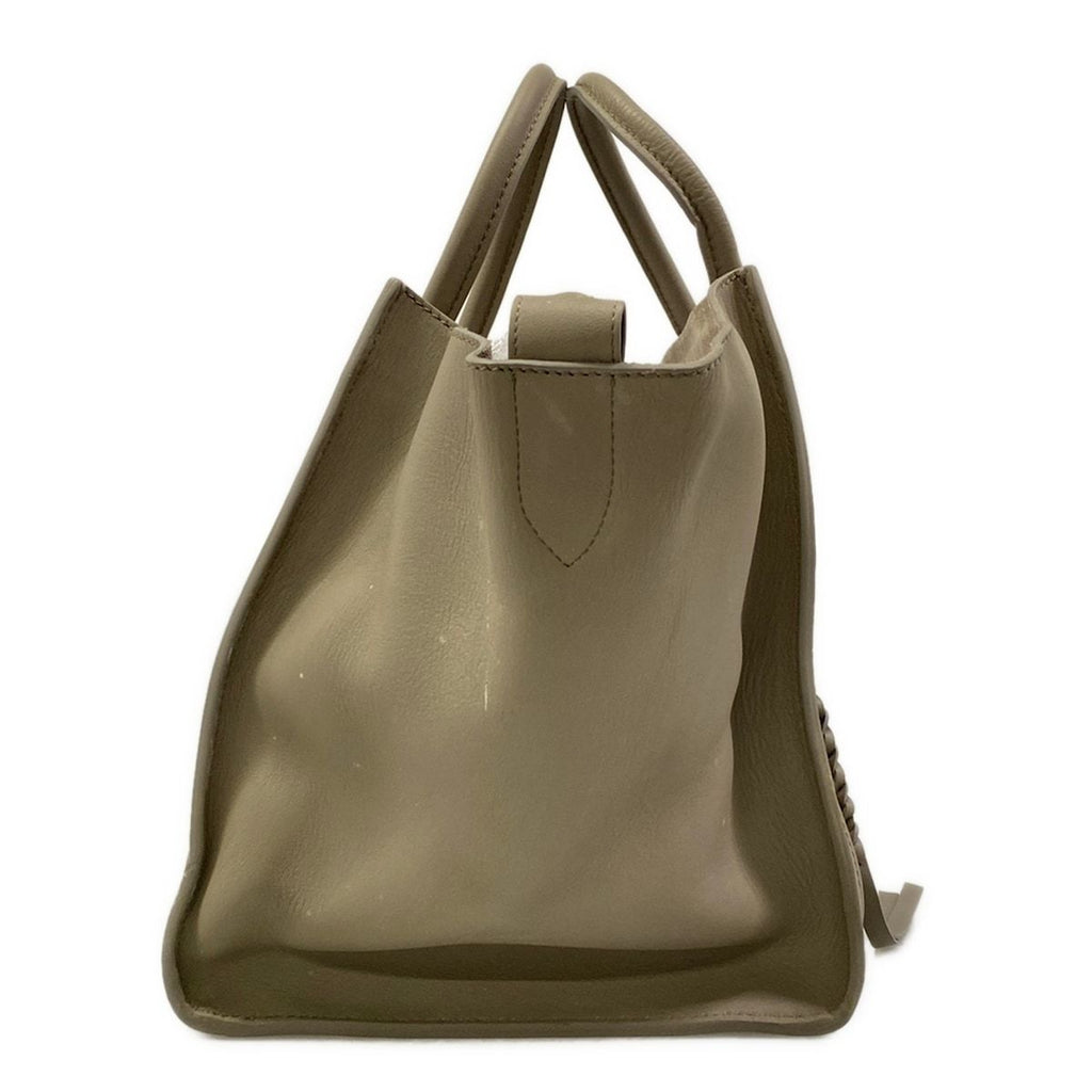 Celine Handbag Luggage Small Square Phantom Gray Leather — view 2