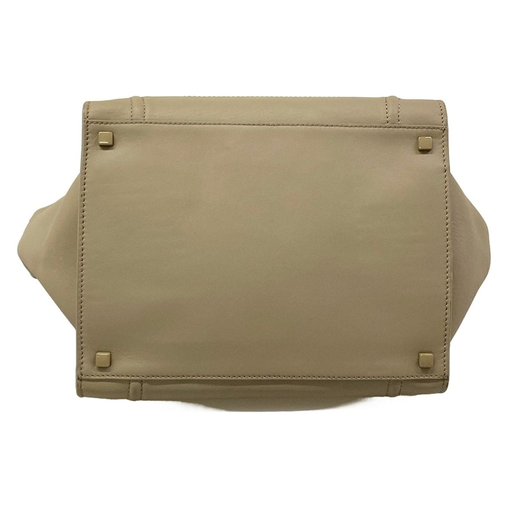 Celine Handbag Luggage Small Square Phantom Gray Leather — view 5