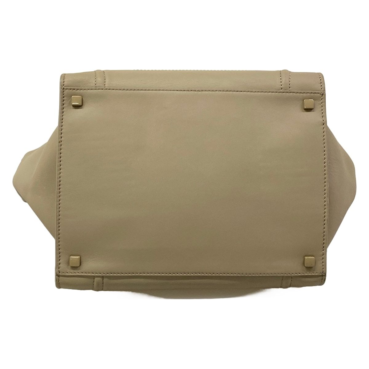 Celine Handbag Luggage Small Square Phantom Gray Leather — view 5