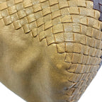 Bottega Veneta Handbag Intrecciato Light Brown Dark Leather — view 6