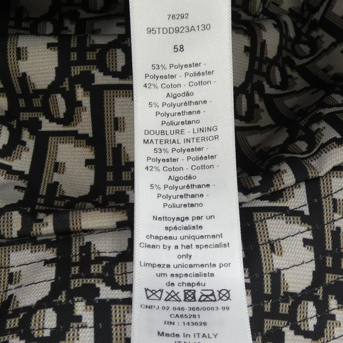 Dior Teddy-D Bob Hat Oblique — view 3