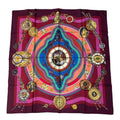 Hermes Silk Carre 90 Parmi les Fleurs Je Compte les Heures Time Spent
