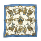 Hermes les Fetes du Roi Soleil Celebration of the Sun King Carre 90 Silk