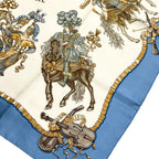 Hermes les Fetes du Roi Soleil Celebration of the Sun King Carre 90 Silk — view 3