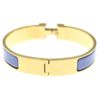 Hermes Clic Clac Bangle Bracelet Gold Purple — view 2