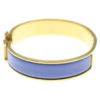 Hermes Clic Clac Bangle Bracelet Gold Purple — view 4