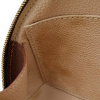 Louis Vuitton Monogram Trousse Demi-Ronde Leather Pouch Makeup Pouch Case Brown — view 6