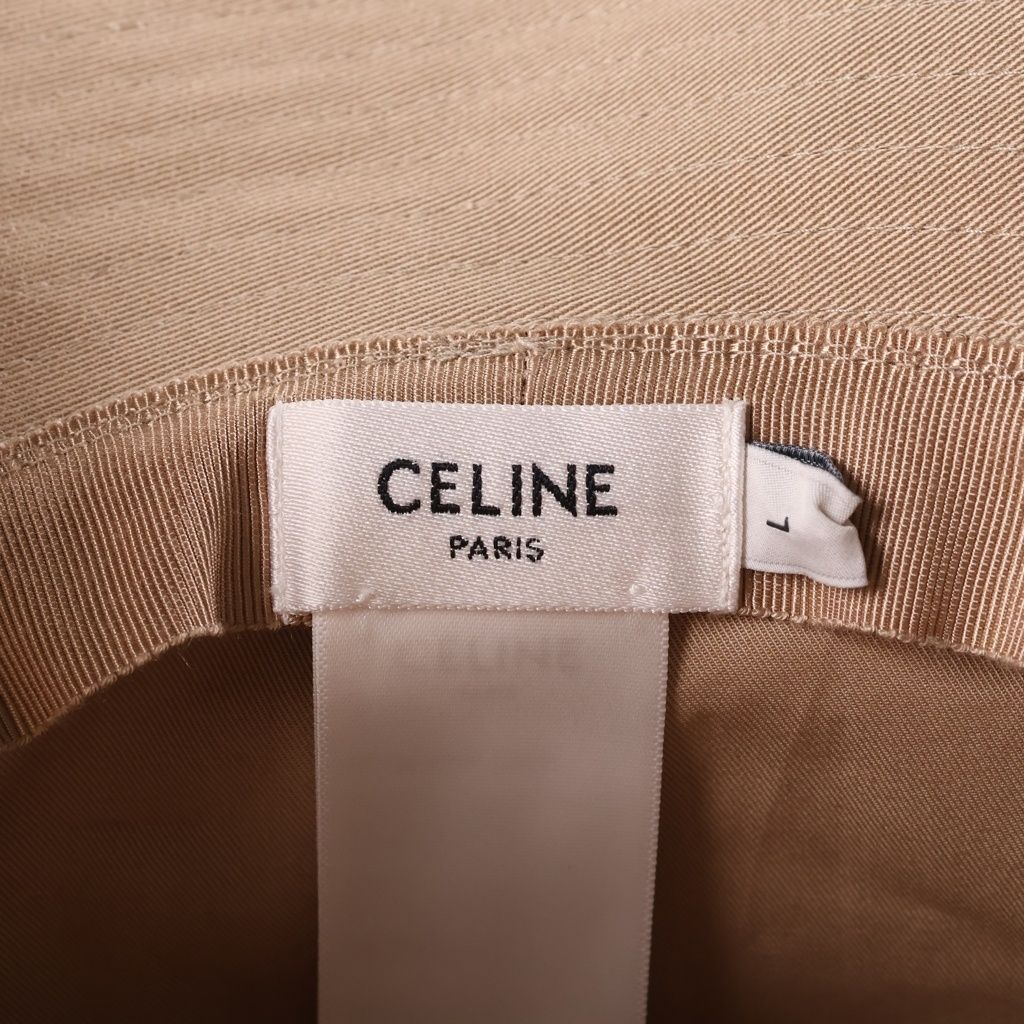 Celine Logo Hat Beige — view 7