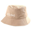 Celine Logo Hat Beige