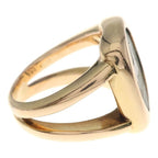Hermes Bijouterie Fantaisie Fantasy Corozo Ring Gold — view 3