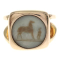 Hermes Bijouterie Fantaisie Fantasy Corozo Ring Gold