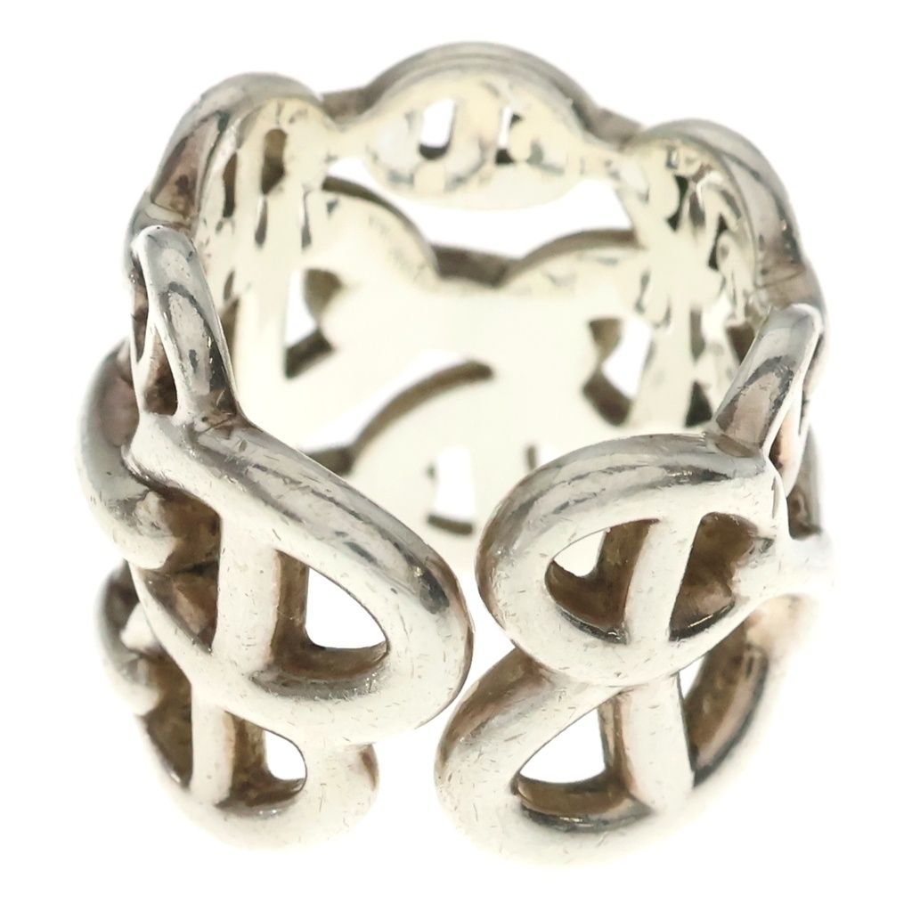 Hermes Chaine D'Ancre Enchainee GM Ring Silver — view 2