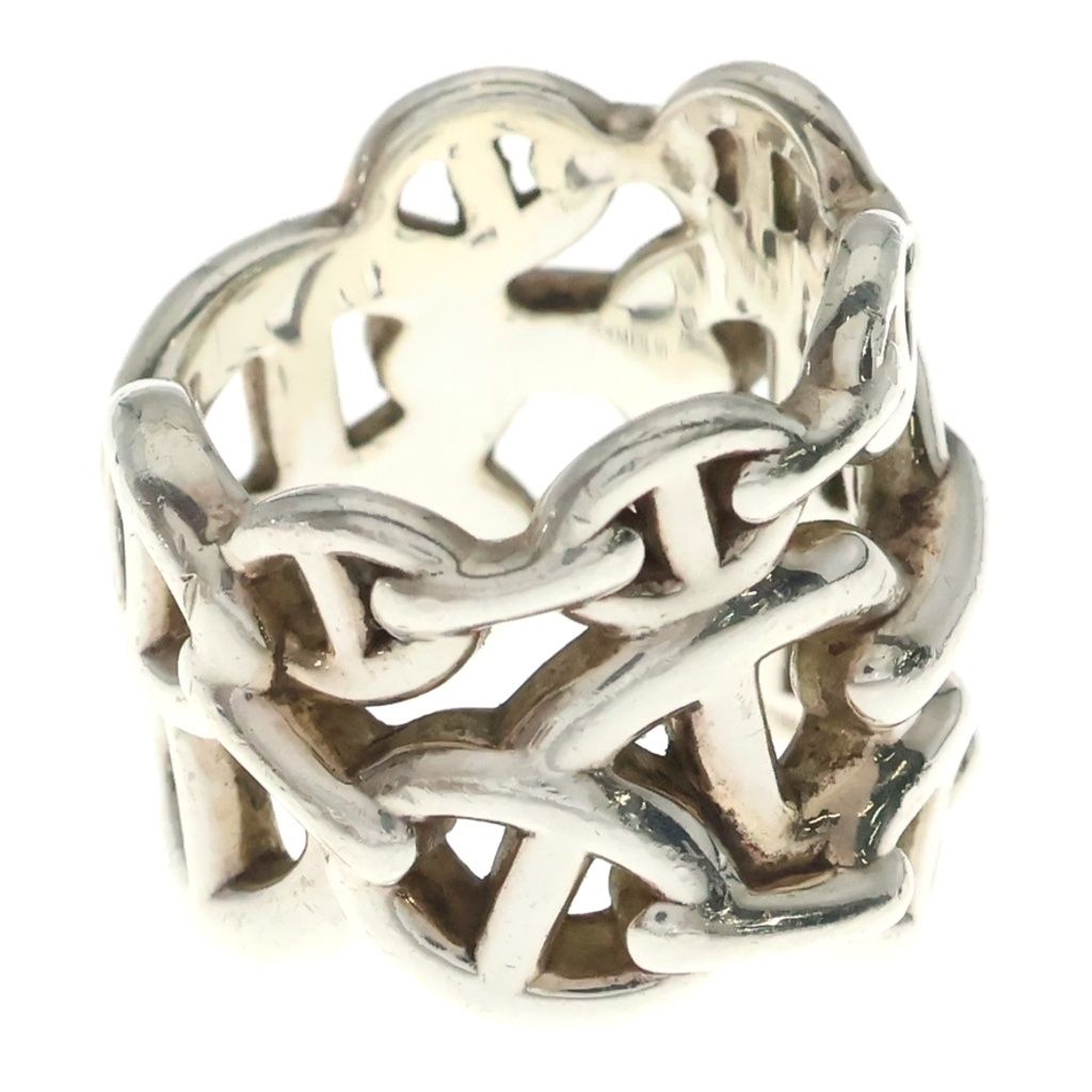 Hermes Chaine D'Ancre Enchainee GM Ring Silver — view 3