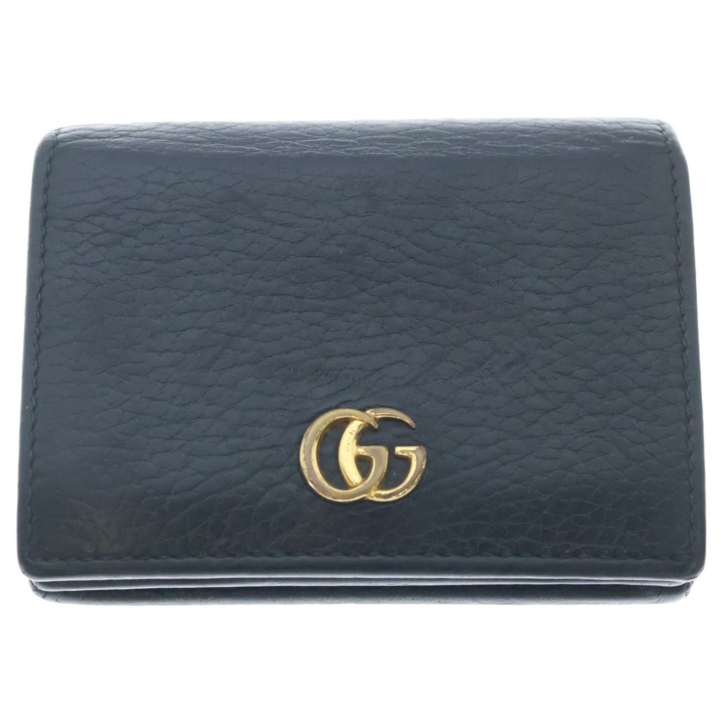Gucci GG Marmont Leather Wallet Bifold Black