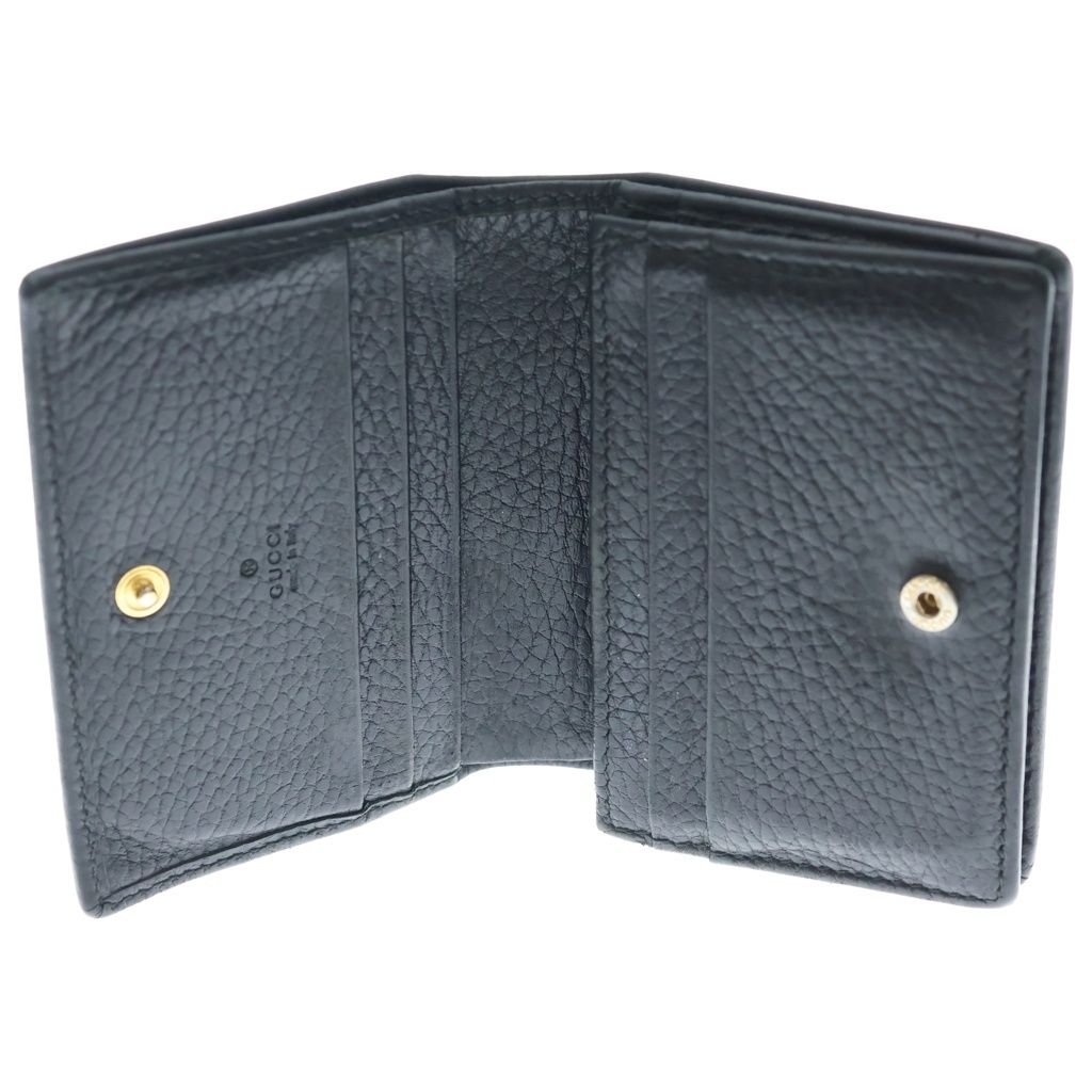 Gucci GG Marmont Leather Wallet Bifold Black — view 4
