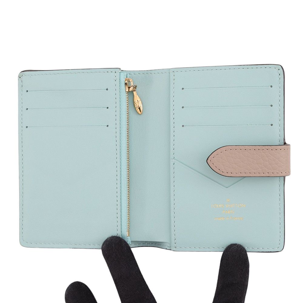 Louis Vuitton Bifold Wallet Taurillon Leather LV Vertical Compact — view 4
