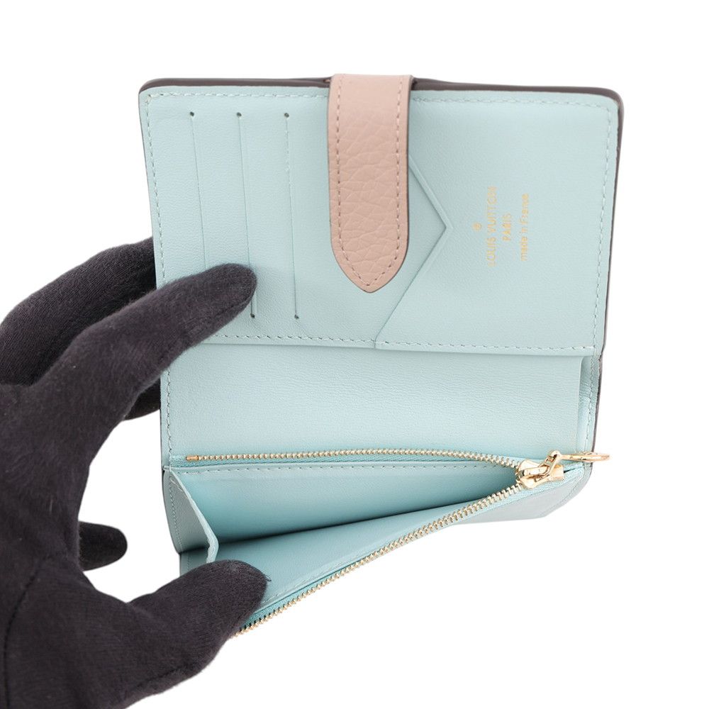 Louis Vuitton Bifold Wallet Taurillon Leather LV Vertical Compact — view 6