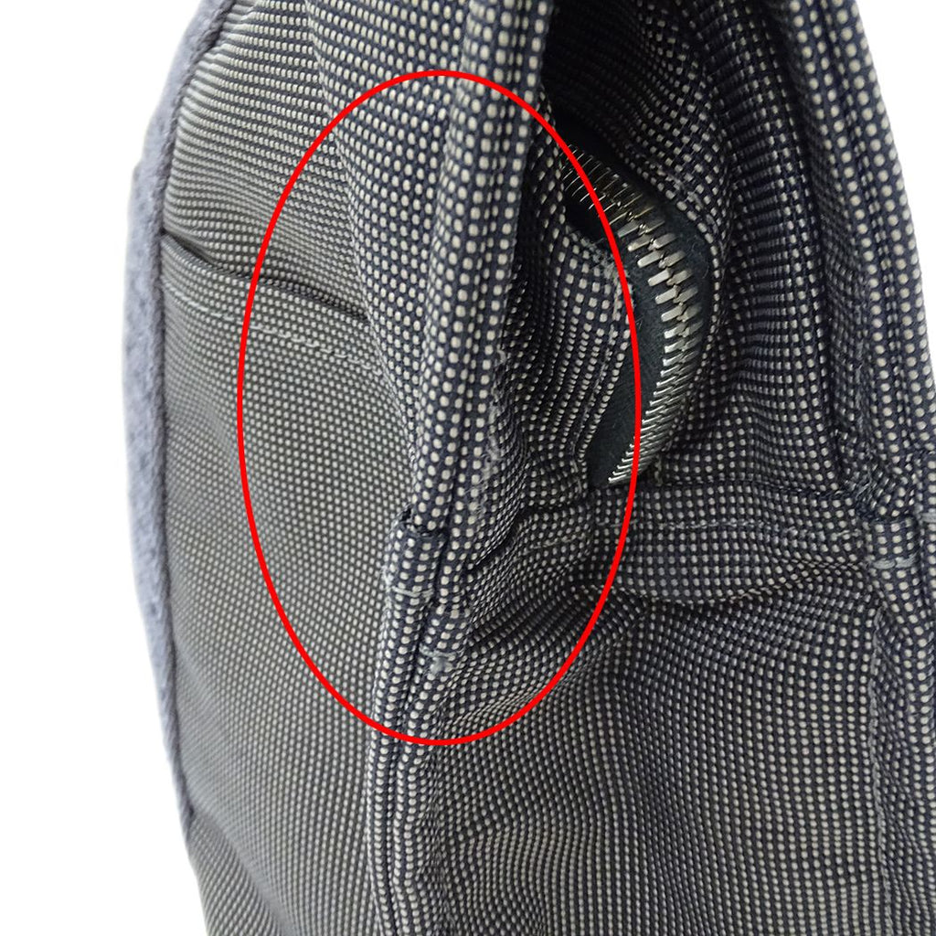 Hermes Tote Bag Herline MM Canvas Black — view 8