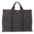 Hermes Tote Bag Herline MM Canvas Black