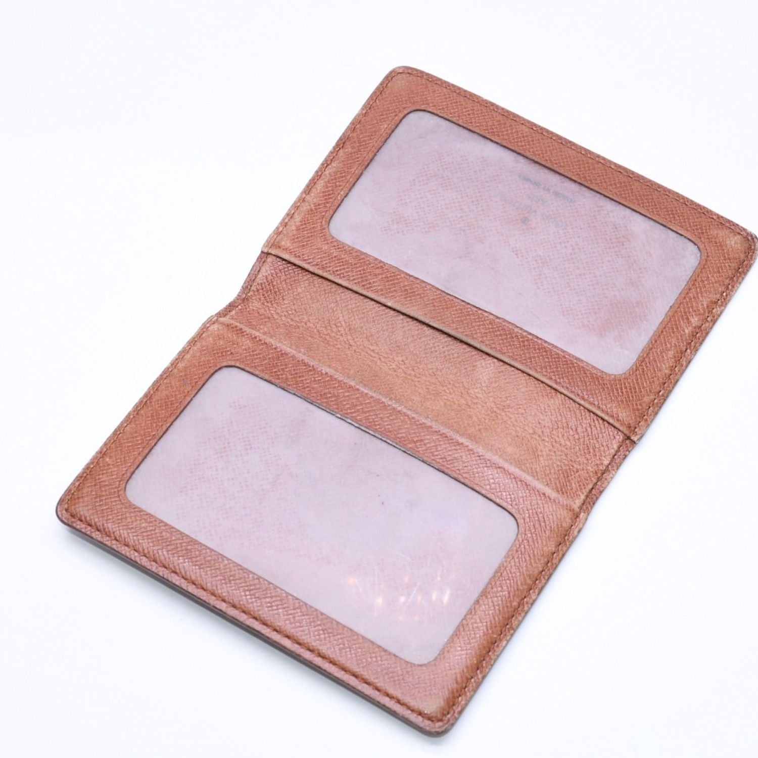 Louis Vuitton Porte 2 Cartes Vertical Card Case Monogram Canvas Brown — view 4