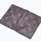 Louis Vuitton Porte 2 Cartes Vertical Card Case Monogram Canvas Brown — view 3