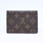 Louis Vuitton Porte 2 Cartes Vertical Card Case Monogram Canvas Brown — view 2
