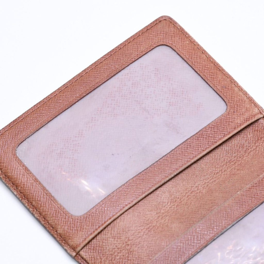 Louis Vuitton Porte 2 Cartes Vertical Card Case Monogram Canvas Brown — view 6