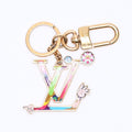 Louis Vuitton TM Key Holder LV Iconic Super Flat Charm Takashi Murakami
