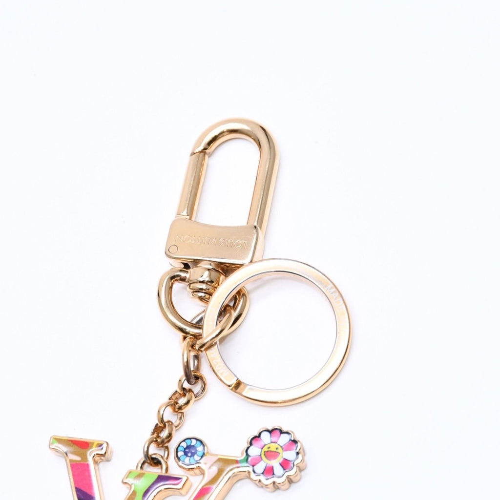 Louis Vuitton TM Key Holder LV Iconic Super Flat Charm Takashi Murakami — view 8