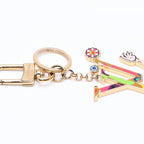 Louis Vuitton TM Key Holder LV Iconic Super Flat Charm Takashi Murakami — view 5