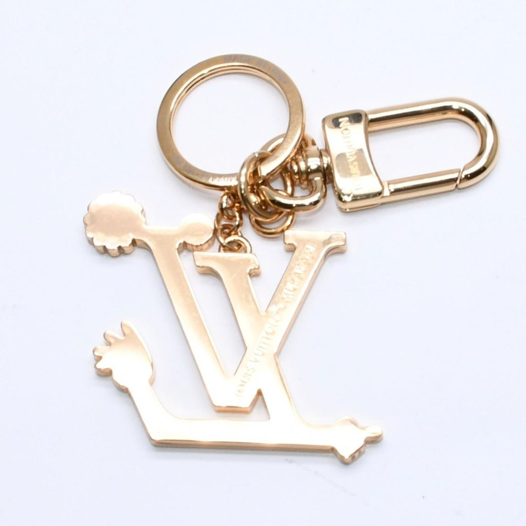 Louis Vuitton TM Key Holder LV Iconic Super Flat Charm Takashi Murakami — view 3