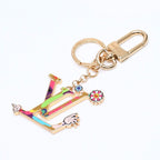 Louis Vuitton TM Key Holder LV Iconic Super Flat Charm Takashi Murakami — view 2