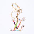Louis Vuitton TM Key Holder LV Iconic Super Flat Charm Takashi Murakami