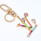 Louis Vuitton TM Key Holder LV Iconic Super Flat Charm Takashi Murakami — view 4