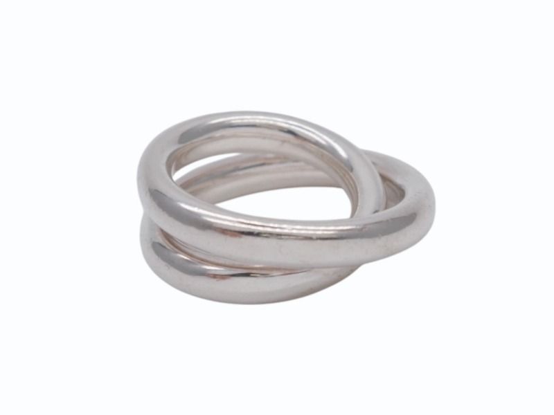 Hermes Vertige Ring 51 925 Sterling Silver — view 2