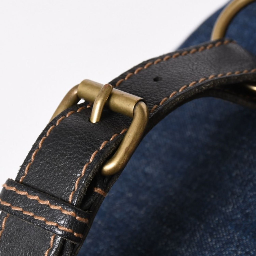 Saint Laurent Bag Cassandra Denim Blue Gold — view 8