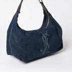 Saint Laurent Bag Cassandra Denim Blue Gold — view 3