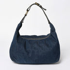 Saint Laurent Bag Cassandra Denim Blue Gold — view 2